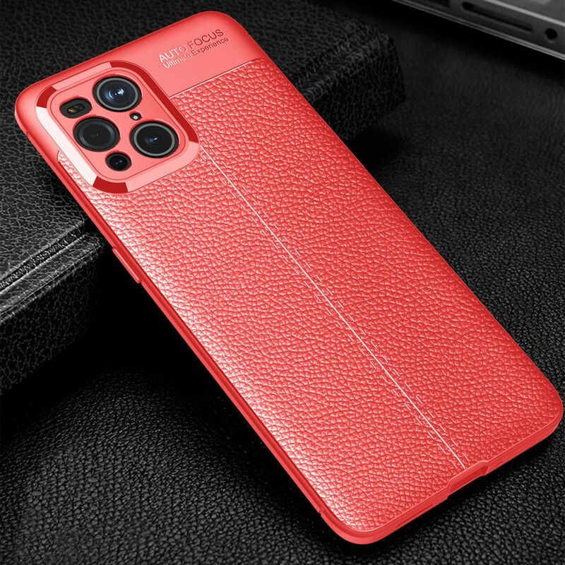 Coque Oppo Find X3 / X3 Pro Effet Cuir Litchi Double Line Coque Oppo Find X3 / X3 Pro Effet Cuir Litchi Double Line