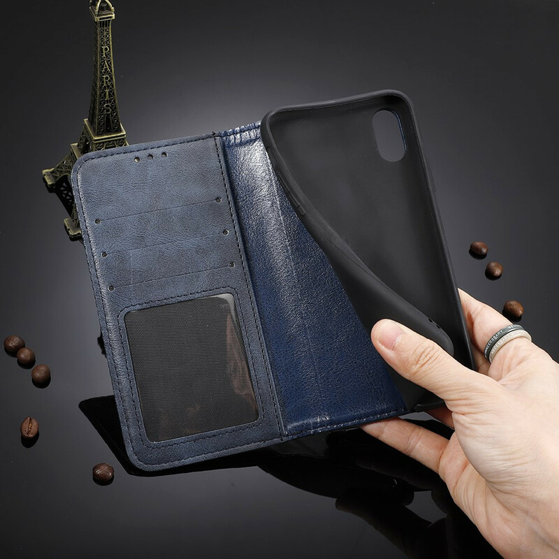 Flip Cover Oppo Find X3 / X3 Pro Effet Cuir Vintage Stylisé Flip Cover Oppo Find X3 / X3 Pro Effet Cuir Vintage Stylisé
