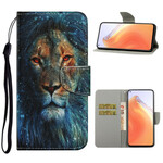 Housse Xiaomi Mi 10T / 10T Pro Lion avec Lanière Housse Xiaomi Mi 10T / 10T Pro Lion avec Lanière