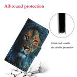 Housse Xiaomi Mi 10T / 10T Pro Lion avec Lanière Housse Xiaomi Mi 10T / 10T Pro Lion avec Lanière