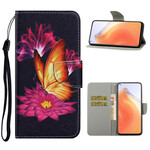 Housse Xiaomi Mi 10T / 10T Pro Papillon et Lotus Housse Xiaomi Mi 10T / 10T Pro Papillon et Lotus