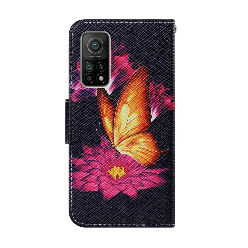 Housse Xiaomi Mi 10T / 10T Pro Papillon et Lotus Housse Xiaomi Mi 10T / 10T Pro Papillon et Lotus