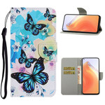 Housse Xiaomi Mi 10T / 10T Pro Papillons et Fleurs d'Été Housse Xiaomi Mi 10T / 10T Pro Papillons et Fleurs d'Été