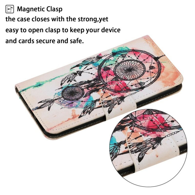 Housse Xiaomi Mi 10T / 10T Pro Aquarelle Attrape Rêves Housse Xiaomi Mi 10T / 10T Pro Aquarelle Attrape Rêves
