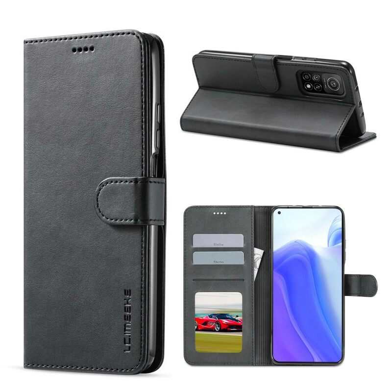 Housse Xiaomi Mi 10T / 10T Pro LC.IMEEKE Effet Cuir Housse Xiaomi Mi 10T / 10T Pro LC.IMEEKE Effet Cuir