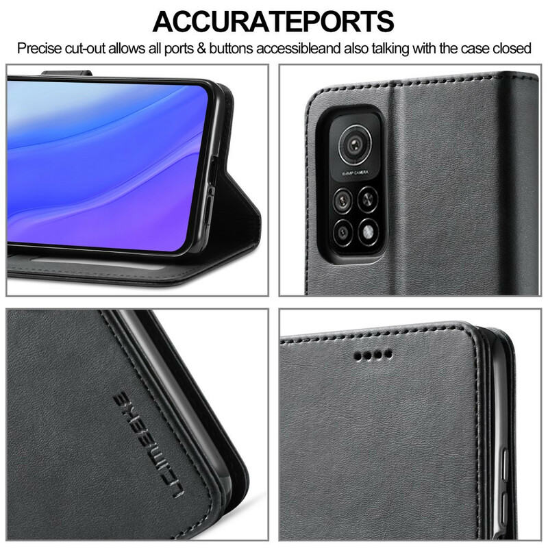 Housse Xiaomi Mi 10T / 10T Pro LC.IMEEKE Effet Cuir Housse Xiaomi Mi 10T / 10T Pro LC.IMEEKE Effet Cuir
