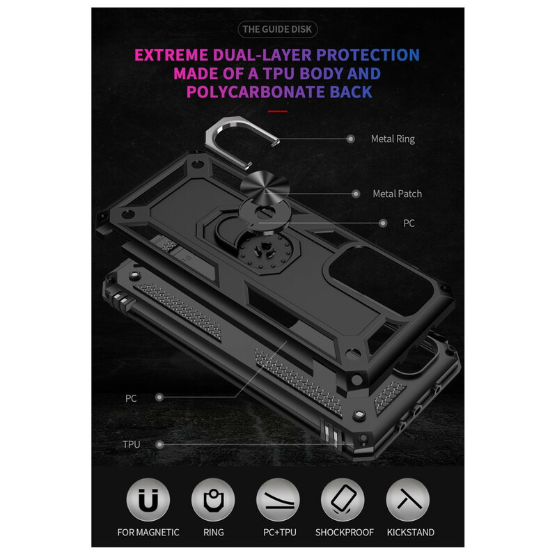 Coque Xiaomi Mi 10T / 10T Pro Anneau Premium Coque Xiaomi Mi 10T / 10T Pro Anneau Premium