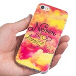 Coque iPhone SE/5/5S Never Stop Dreaming