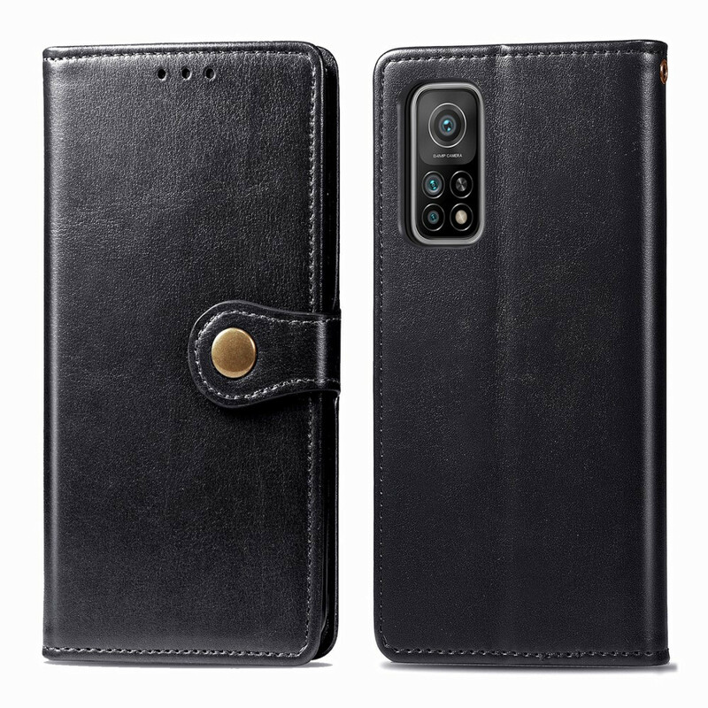 Housse Xiaomi Mi 10T / 10T Pro Simili Cuir et Fermoir Vintage Housse Xiaomi Mi 10T / 10T Pro Simili Cuir et Fermoir Vintage