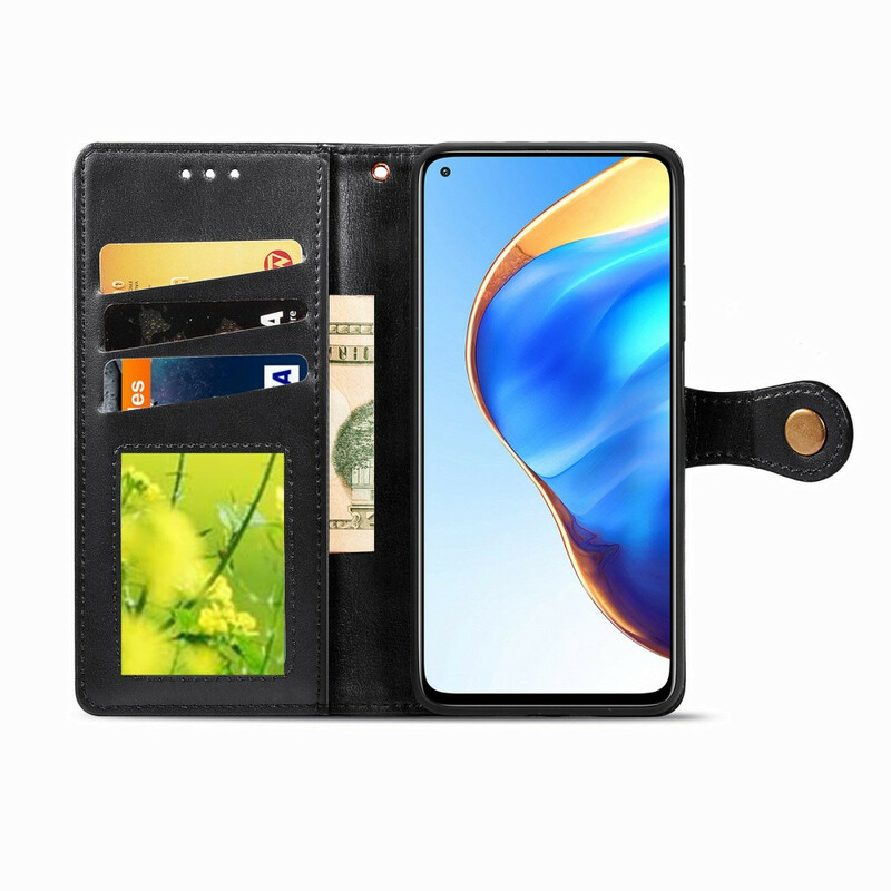 Housse Xiaomi Mi 10T / 10T Pro Simili Cuir et Fermoir Vintage Housse Xiaomi Mi 10T / 10T Pro Simili Cuir et Fermoir Vintage