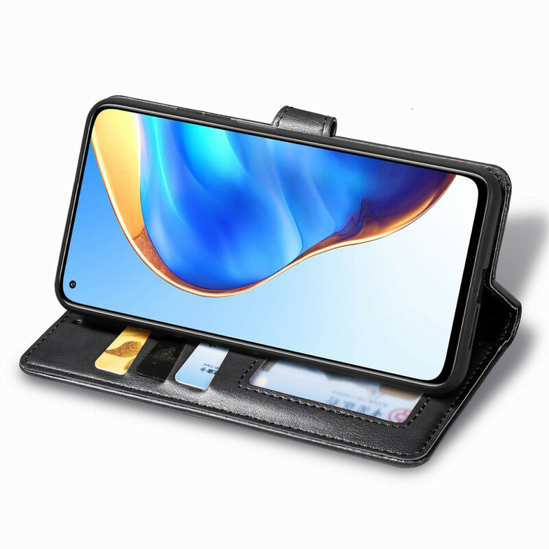 Housse Xiaomi Mi 10T / 10T Pro Simili Cuir et Fermoir Vintage Housse Xiaomi Mi 10T / 10T Pro Simili Cuir et Fermoir Vintage