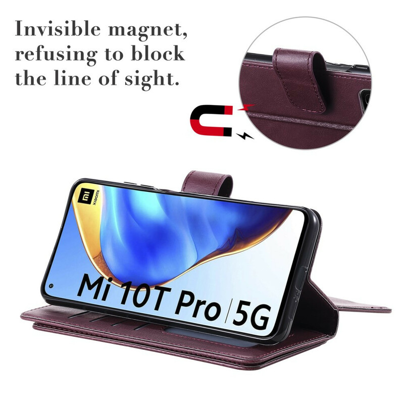 Housse Xiaomi Mi 10T / 10T Pro Multi-fonctions 10 Porte-Cartes Housse Xiaomi Mi 10T / 10T Pro Multi-fonctions 10 Porte-Cartes