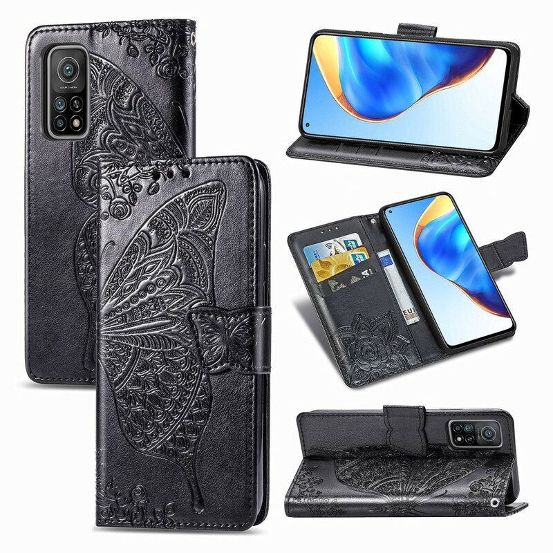Housse Xiaomi Mi 10T / 10T Pro Demi Papillons Housse Xiaomi Mi 10T / 10T Pro Demi Papillons