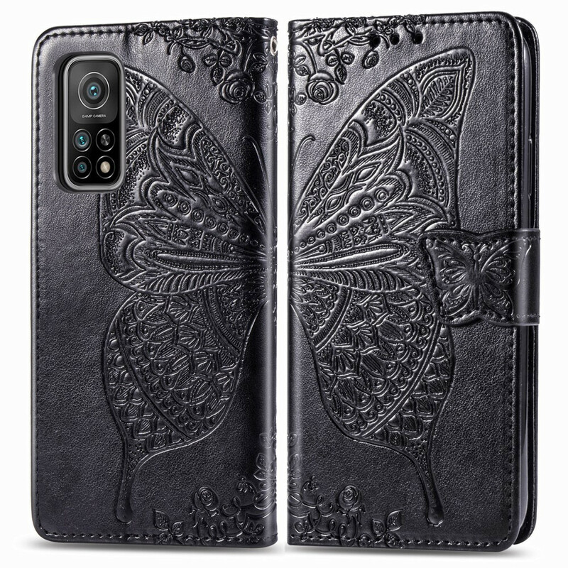 Housse Xiaomi Mi 10T / 10T Pro Demi Papillons Housse Xiaomi Mi 10T / 10T Pro Demi Papillons