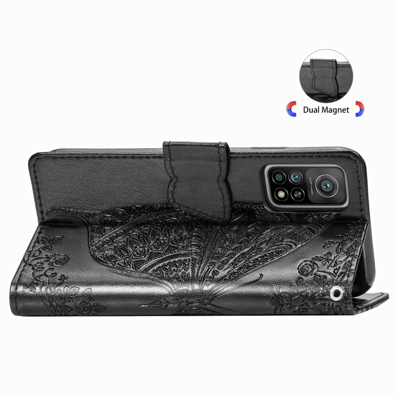 Housse Xiaomi Mi 10T / 10T Pro Demi Papillons Housse Xiaomi Mi 10T / 10T Pro Demi Papillons