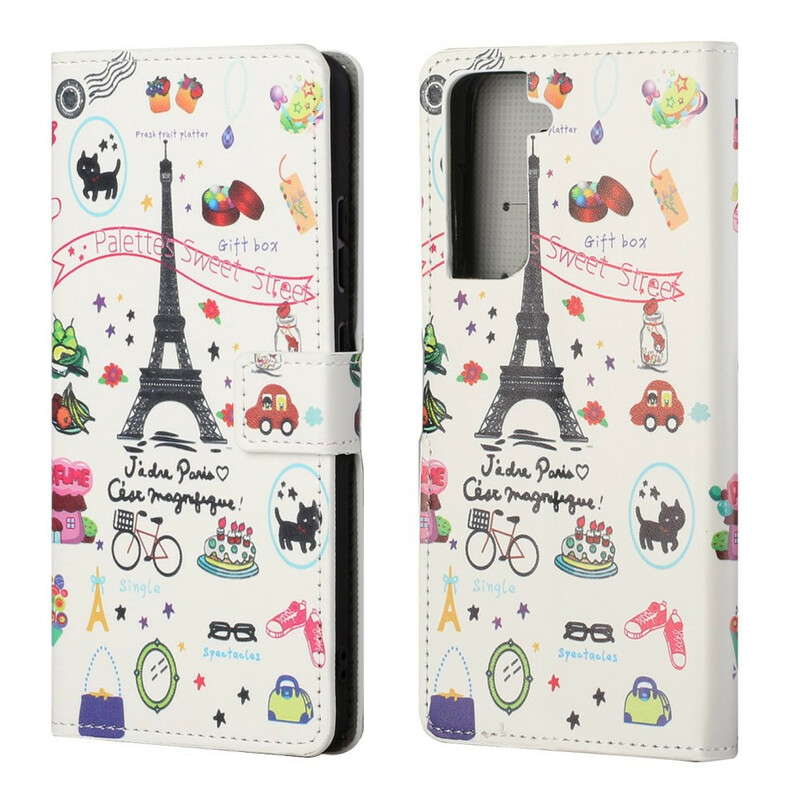 Housse Samsung Galaxy S21 FE J'adore Paris Housse Samsung Galaxy S21 FE J'adore Paris