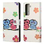 Housse Samsung Galaxy S21 FE Couple de Hiboux Housse Samsung Galaxy S21 FE Couple de Hiboux