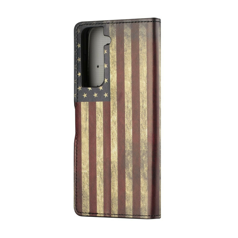 Housse Samsung Galaxy S21 FE Drapeau Américain Housse Samsung Galaxy S21 FE Drapeau Américain
