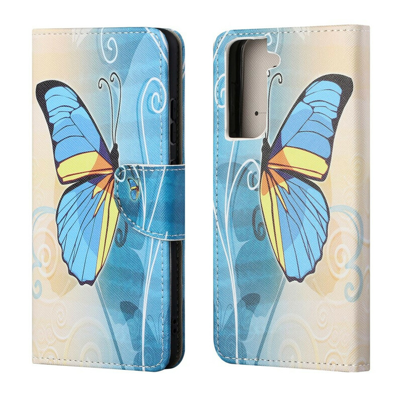 Housse Samsung Galaxy S21 FE Papillons Housse Samsung Galaxy S21 FE Papillons
