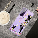Coque Samsung Galaxy S21 FE Jolie Tête Fleurie Coque Samsung Galaxy S21 FE Jolie Tête Fleurie