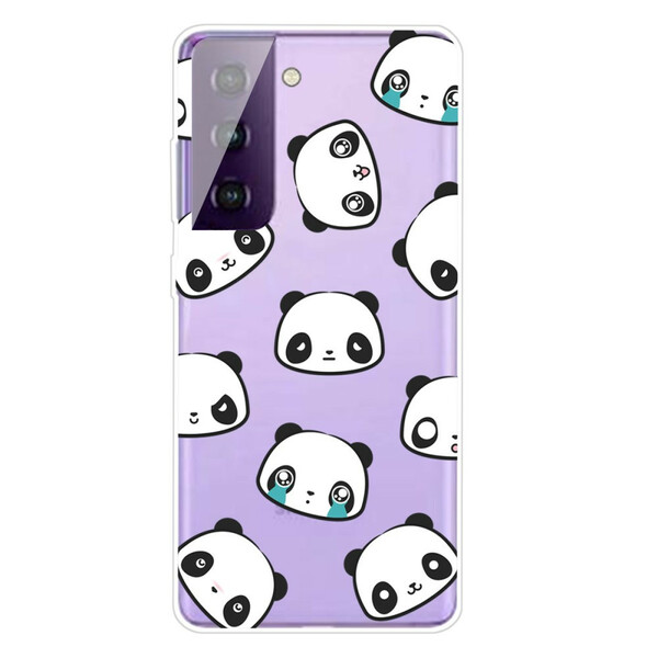 Coque Samsung Galaxy S21 FE Pandas Sentimentaux