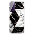 Coque Samsung Galaxy S21 FE Marbre Géométrique Décliné Coque Samsung Galaxy S21 FE Marbre Géométrique Décliné