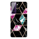Coque Samsung Galaxy S21 FE Marbre Géométrique Variable Coque Samsung Galaxy S21 FE Marbre Géométrique Variable