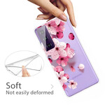 Coque Samsung Galaxy S21 FE Petites Fleurs Roses