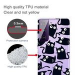 Coque Samsung Galaxy S21 FE Souris Noires Coque Samsung Galaxy S21 FE Souris Noires
