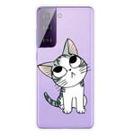 Coque Samsung Galaxy S21 FE Charmant Chat Coque Samsung Galaxy S21 FE Charmant Chat