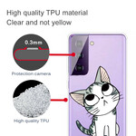 Coque Samsung Galaxy S21 FE Charmant Chat Coque Samsung Galaxy S21 FE Charmant Chat