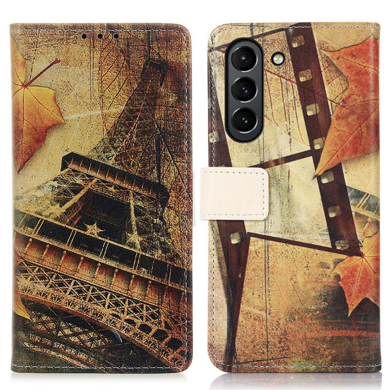 Housse Samsung Galaxy S21 FE Tour Eiffel En Automne