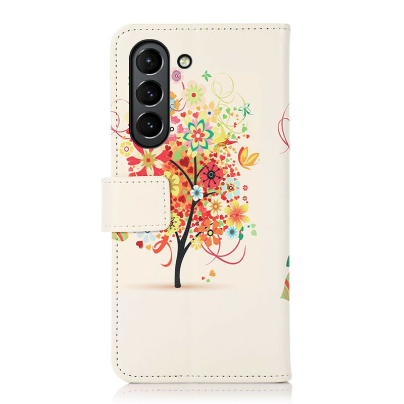 Housse Samsung Galaxy S21 FE Arbre Fleuri Housse Samsung Galaxy S21 FE Arbre Fleuri