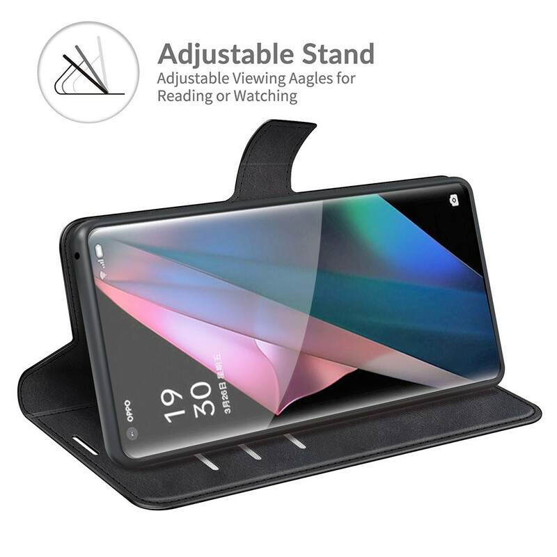 Housse Oppo Find X3 / X3 Pro Effet Cuir Slim Extrême Housse Oppo Find X3 / X3 Pro Effet Cuir Slim Extrême