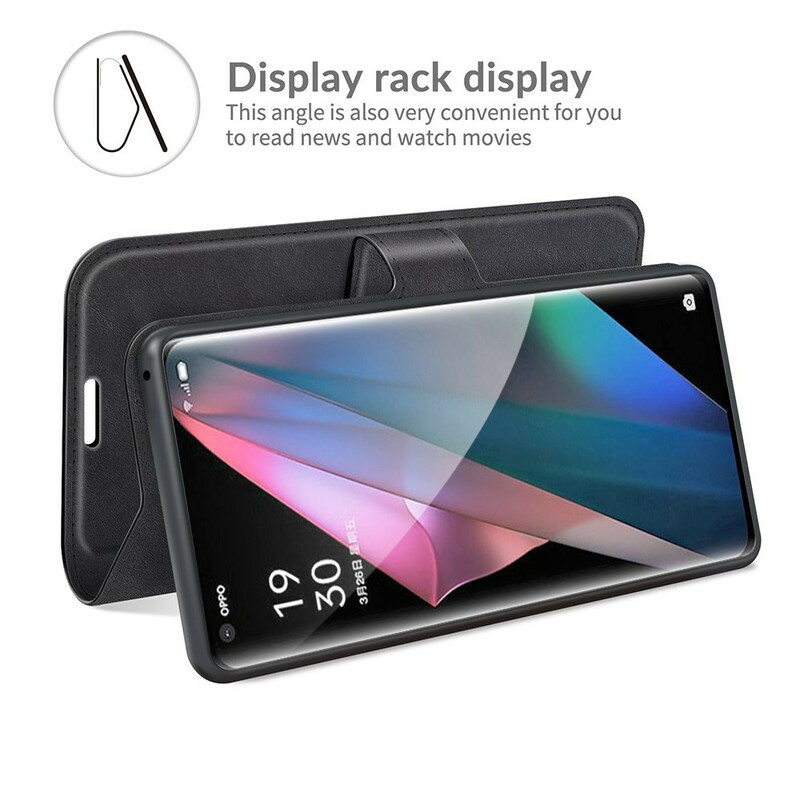 Housse Oppo Find X3 / X3 Pro Effet Cuir Slim Extrême Housse Oppo Find X3 / X3 Pro Effet Cuir Slim Extrême
