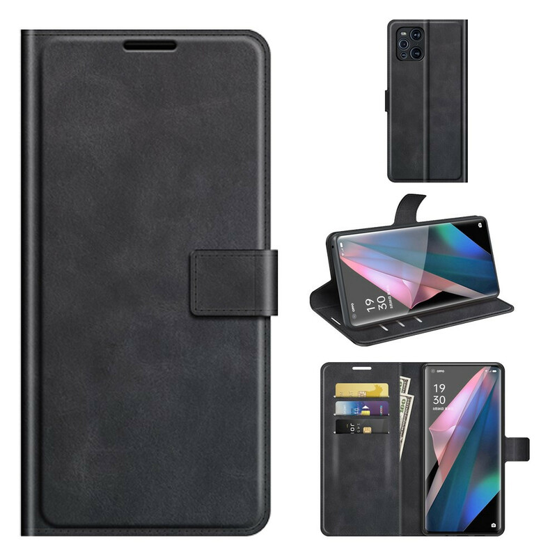 Housse Oppo Find X3 / X3 Pro Effet Cuir Slim Extrême Housse Oppo Find X3 / X3 Pro Effet Cuir Slim Extrême
