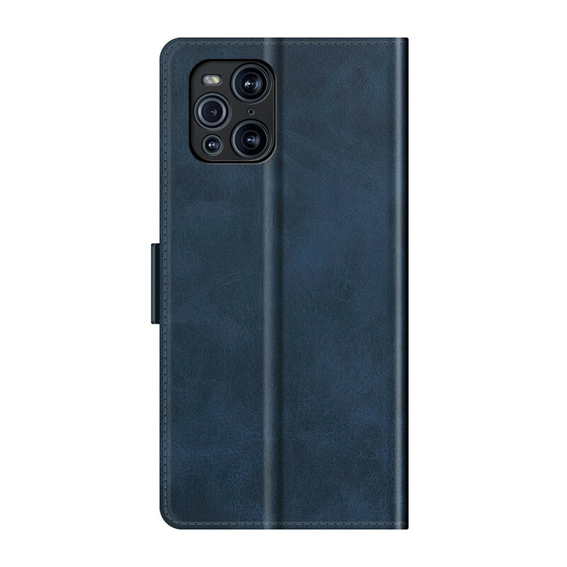 Housse Oppo Find X3 / X3 Pro Rabat Double Classique Housse Oppo Find X3 / X3 Pro Rabat Double Classique