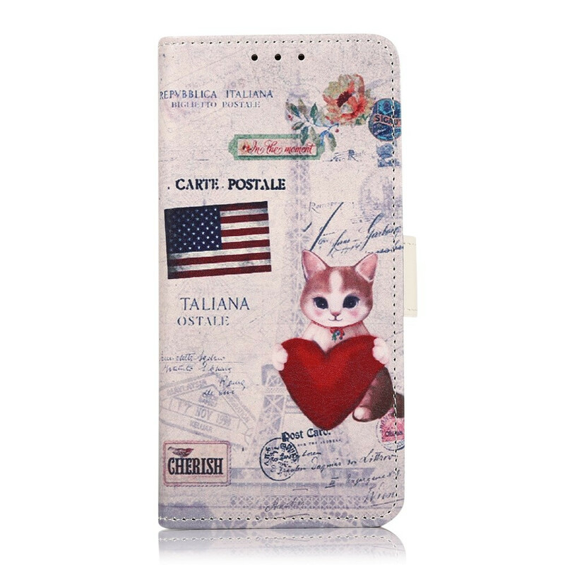 Housse Samsung Galaxy S21 FE Chat Voyageur Housse Samsung Galaxy S21 FE Chat Voyageur