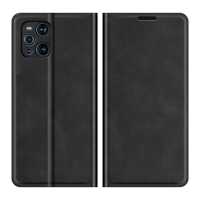 Flip Cover Oppo Find X3 / X3 Pro Effet Cuir Douceur Flip Cover Oppo Find X3 / X3 Pro Effet Cuir Douceur
