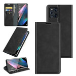 Flip Cover Oppo Find X3 / X3 Pro Effet Cuir Douceur