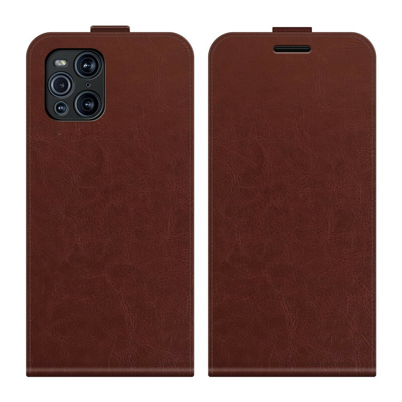 Housse Oppo Find X3 / X3 Pro Rabat Vertical Effet Cuir Housse Oppo Find X3 / X3 Pro Rabat Vertical Effet Cuir