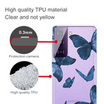 Coque Samsung Galaxy S21 FE Papillons Sauvages Coque Samsung Galaxy S21 FE Papillons Sauvages