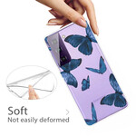 Coque Samsung Galaxy S21 FE Papillons Sauvages