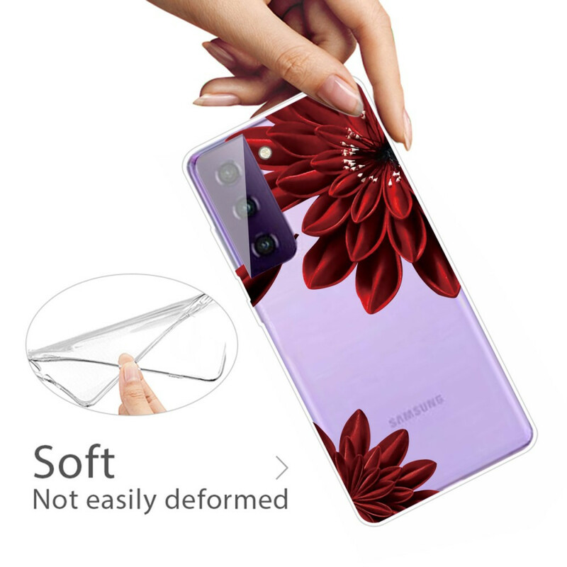 Coque Samsung Galaxy S21 FE Fleurs Sauvages