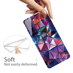 Coque Samsung Galaxy S21 FE Flexible Géométrie
