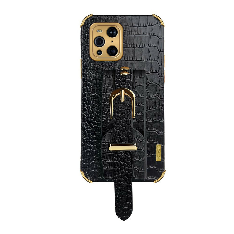 Coque Oppo Find X3 / X3 Pro Croco Bracelet Coque Oppo Find X3 / X3 Pro Croco Bracelet