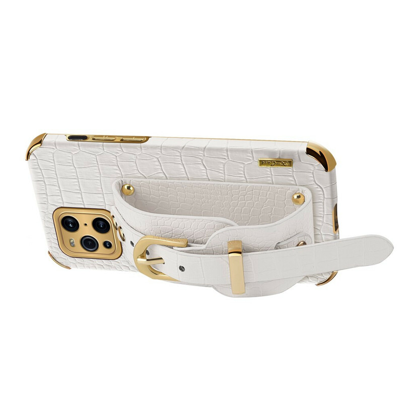 Coque Oppo Find X3 / X3 Pro Croco Bracelet Coque Oppo Find X3 / X3 Pro Croco Bracelet