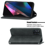 Flip Cover Oppo Find X3 / X3 Pro Simili Cuir Vintage Flip Cover Oppo Find X3 / X3 Pro Simili Cuir Vintage