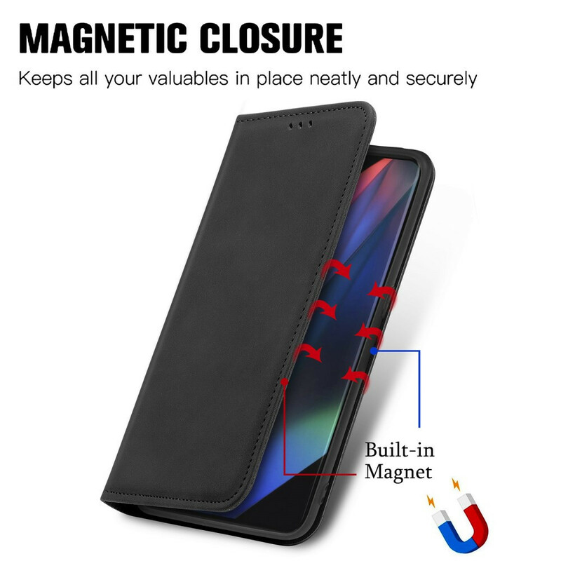 Flip Cover Oppo Find X3 / X3 Pro Simili Cuir Vintage Flip Cover Oppo Find X3 / X3 Pro Simili Cuir Vintage