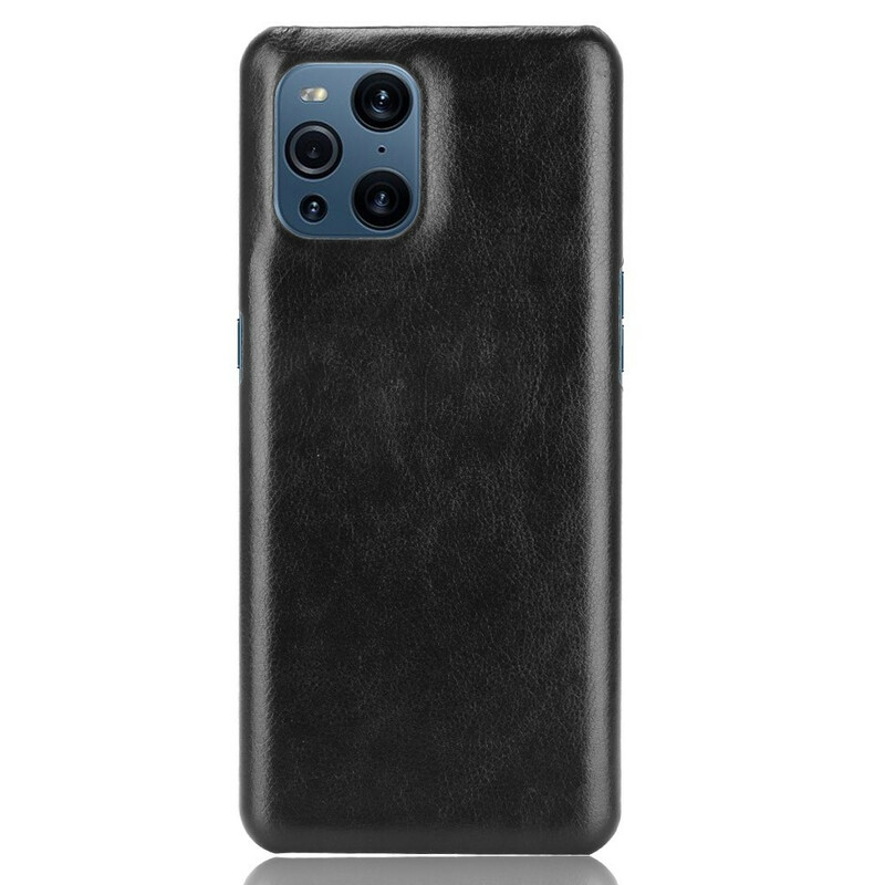 Coque Oppo Find X3 / X3 Pro Effet Cuir Litchi